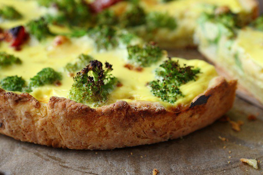 Glutenfri Broccolitærte