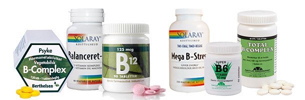 Stort udvalg af B vitaminer