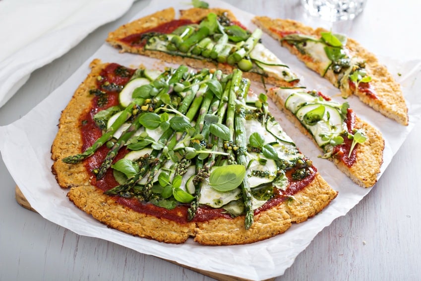 Pizza-opskrift Med Blomkålsbund