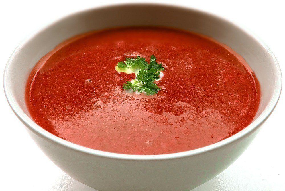 Tomatsuppe Med Grøntsager