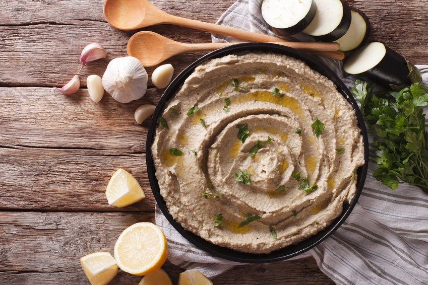 Baba Ganoush | Nem &amp; Lækker Aubergine Dip | Helsebixen