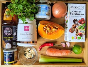 Græskar- og karrysuppe med NDS collagen