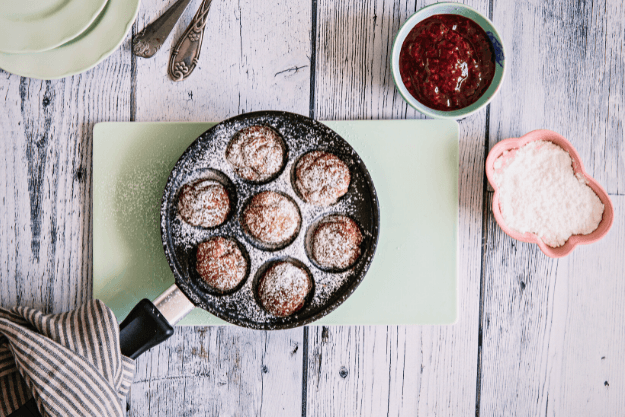 Glutenfrie Æbleskiver Med FiberHUSK