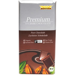 Bonvita Premium 71 % Dark Chocolate Fairtrade Ø (100 Gr)