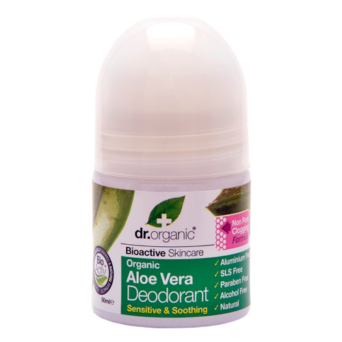 Dr. Organic Aloe Vera Deodorant Roll-on (50 ml) thumbnail