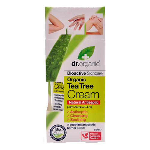 Dr. Organic Tea Tree Antiseptisk Cream (50 ml) thumbnail
