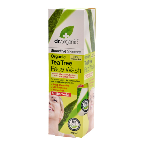 Dr. Organic Face Wash Tea Tree (200 ml) thumbnail