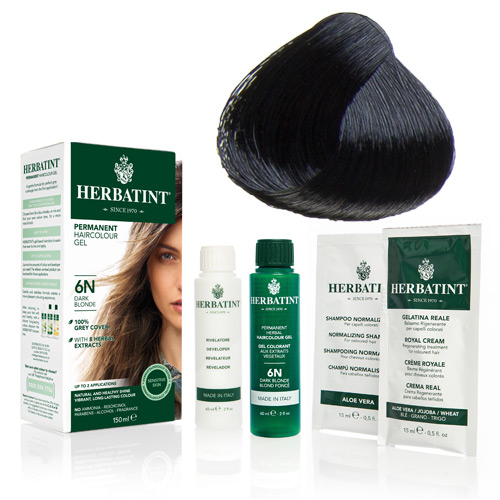 Herbatint 1N hårfarve Black - 135 ml. thumbnail