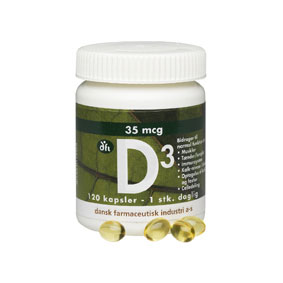 DFI D-vitamin 35 mcg (120 kapsler) thumbnail
