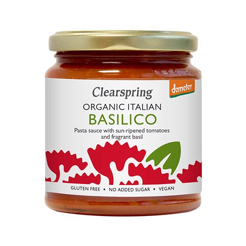 Clearspring Pasta sauce Basilikum Ø (300 g) thumbnail