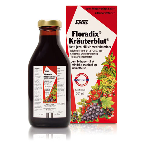 Mezina Floradix Kräuterblut Urte-Jern Mikstur (250 ml)