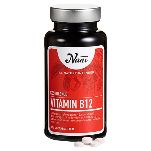 Nani Food State B12 Vitamin (90 kapsler) thumbnail