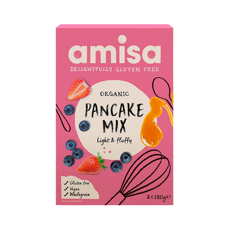 Amisa Glutenfri Pandekage Mix Ø (2x180 g) thumbnail