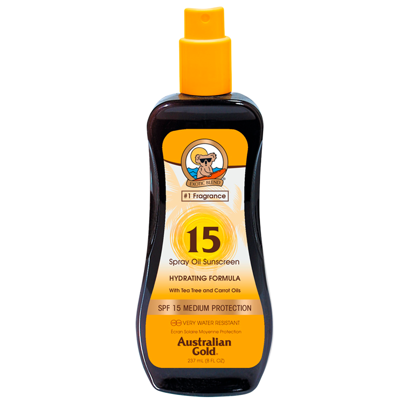 Billede af Australian Gold Carrot Oil Spray SPF 15 (237 ml)