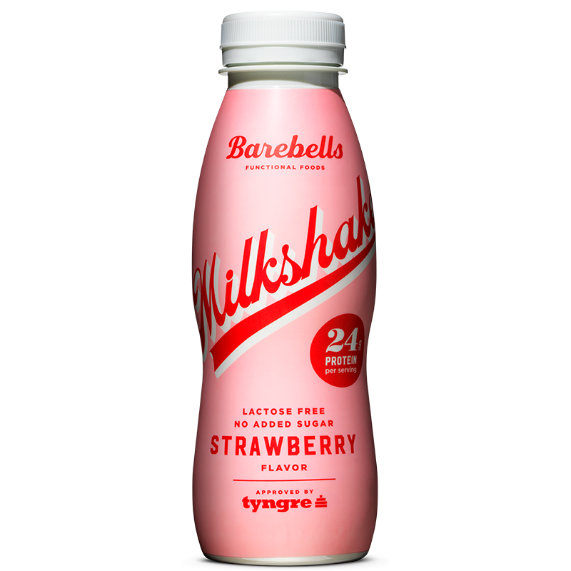 Barebells Milkshake Jordbær (330 ml) thumbnail