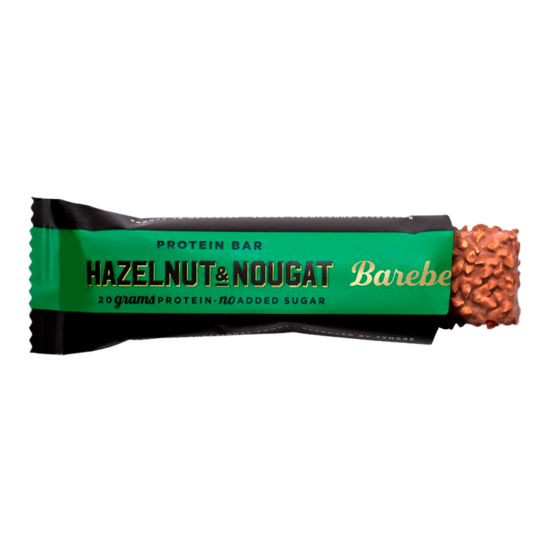 Barebells Protein Bar Hasselnødder Nougat (55 g) thumbnail