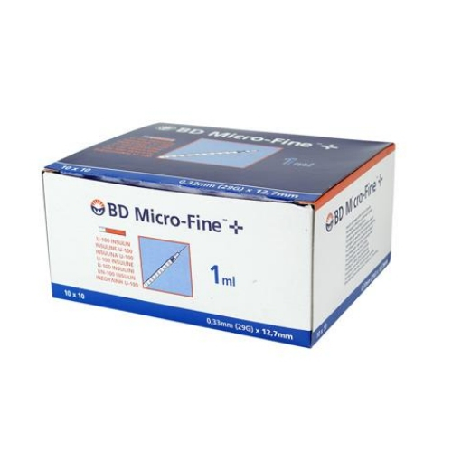 Billede af BD Micro Fine Insulinsprøjte 1,0 ml (100 stk)