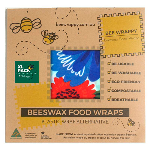 Bee Wrappy Beeswax Food Wraps (1 x Extra Large) thumbnail