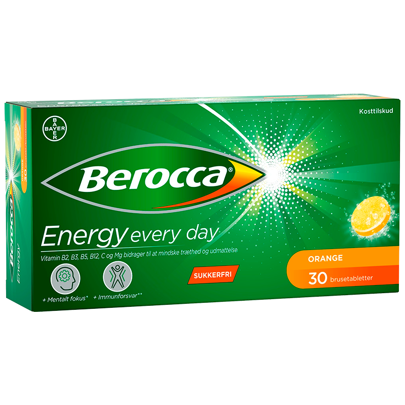 Billede af Berocca Energy Orange (30 brusetablet)