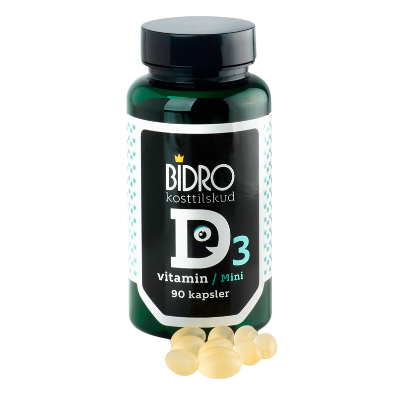 Billede af Bidro D3 Vitamin Mini (90 kap)