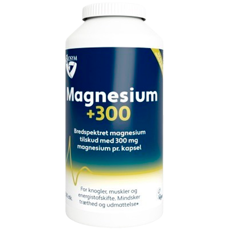 Tæt skat organ Køb Biosym Magnesium +300 (180 kap) | Gratis fragt | Helsebixen