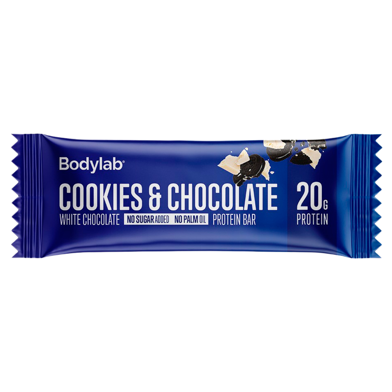 Bodylab Proteinbar Cookies & White Chocolate (55 g) thumbnail