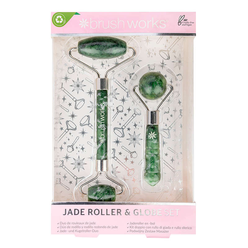 Brush Works Jade Roller & Jade Globe Set (1 sæt) thumbnail