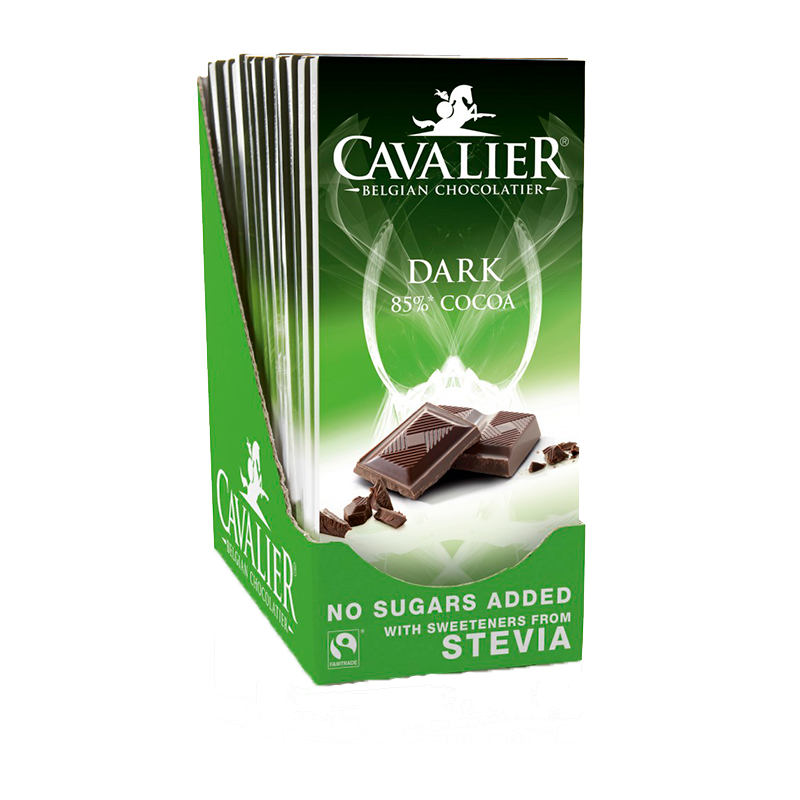 Cavalier Chokoladeplader Mørk 85% (85 Gr)