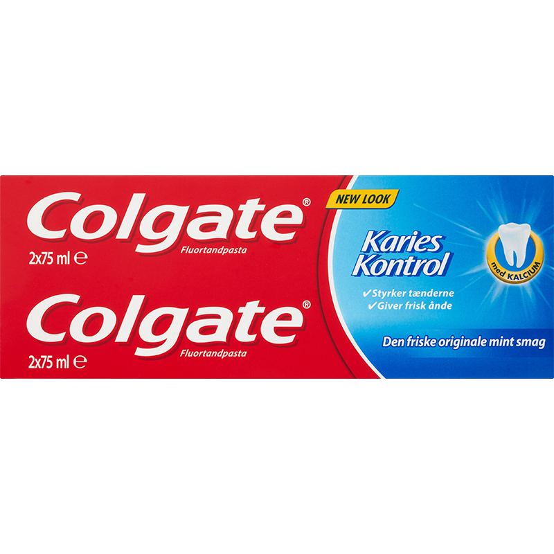 Colgate Karies Kontrol Tandpasta (2 x 75 ml) thumbnail