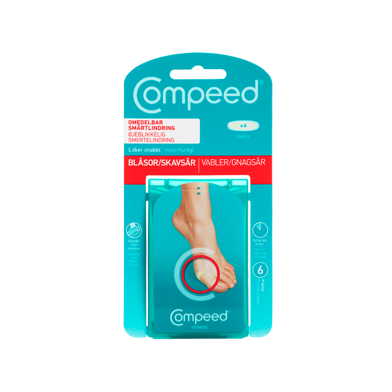 Compeed Vabel Plaster - Small (6 stk) thumbnail
