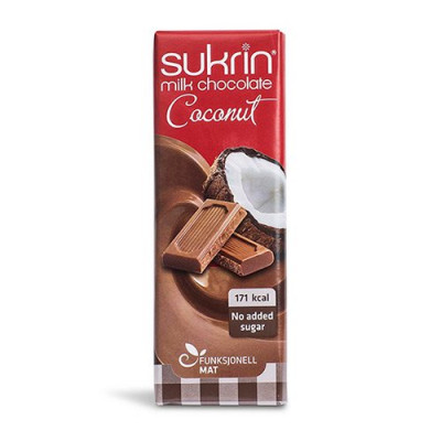 Sukrin Mælkechokolade Coconut (40g)