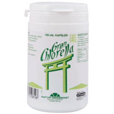 Grøn Chlorella 350mg (150 kapsler)