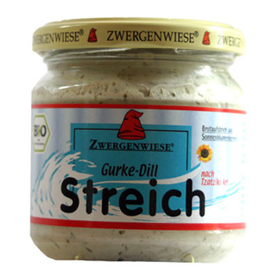 Veg. smørepålæg tzatziki Ø 180 gr.