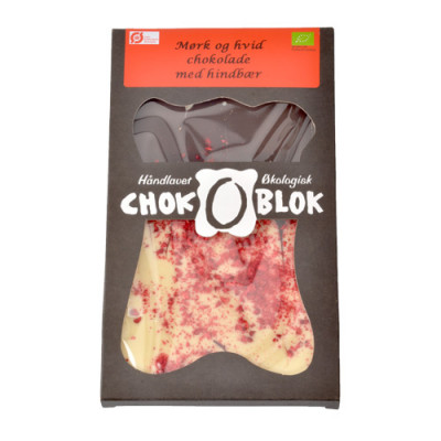 Chok O Blok m. Hindbær og Mørk/Hvid Ø (170 gr)