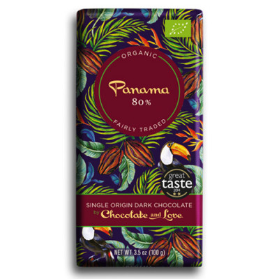 Chocolate and Love Panama - Single Origin Dark Chocolate 80 % Ø (100 gr)