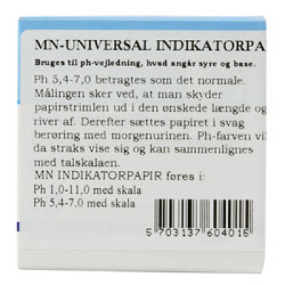 Natur Drogeriet Indikator Papir pH 1-11 Skala (1 stk)