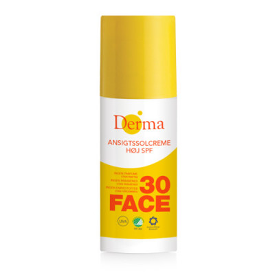 Derma Sun Ansigtssolcreme SPF 30 (50 ml)