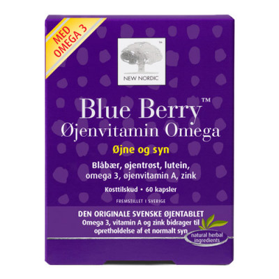 Blue Berry Omega 3 (60 Kapsler)