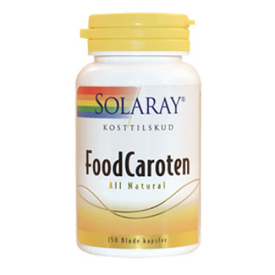 Solaray Food Caroten - Betacaroten 3 mg (150 kapsler)