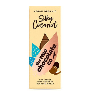 Vegan Organic Silky Coconut Raw Chokolade Ø (38 g)