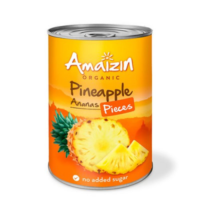 Amaizin Ananas i stykker Ø (400 g)