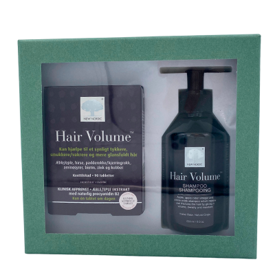 Hair Volume Hair Volume Gaveæske (90 tab + 250 ml)