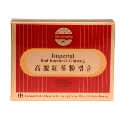 Imperial Rød Koreansk Ginseng (50 kapsler)