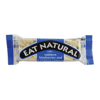 Blåbær- & cashewnøddebar m. youghurt Eat Naturel 