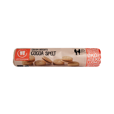 Urtekram Cream Biscuits Kakao Spelt Øko (170g)