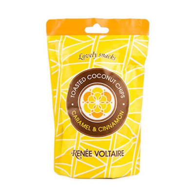 Renée Voltaire Toasted kokos chips med karamel & kanel (40g)