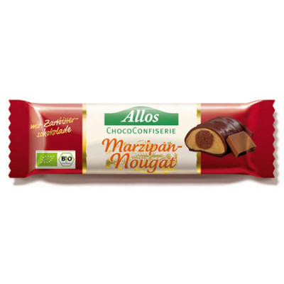 Allos Chokolade Marcipan Nougat Bar Ø (35 gr)