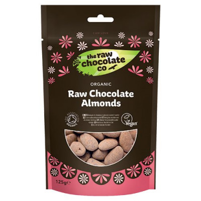 The Raw Chocolate co. Mandler m. rå chokolade Ø (110 g)