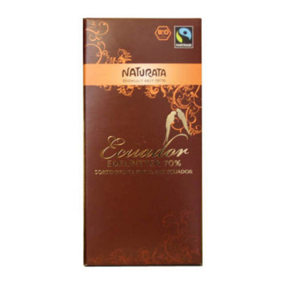 Naturata Fairtrade Chokolade Bitter 70% Ø (100 gr)
