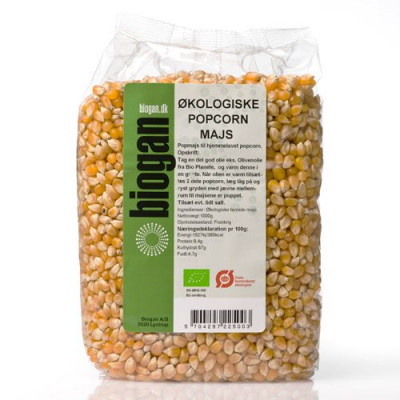 Biogan Popcornmajs Ø (1 kg)
